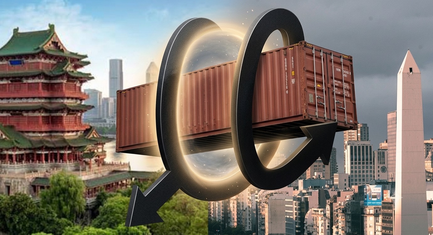 Comercio exterior — contenedores entre China y Argentina